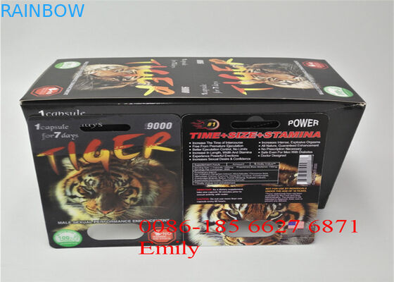 Opakowanie kartonowe typu Blister OEM do ulepszania opakowania kapsułek Max Man