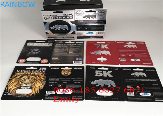 Opakowanie kartonowe typu Blister OEM do ulepszania opakowania kapsułek Max Man