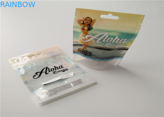 Buttom Zamknięcie Ziołowe kadzidełka Opakowanie Wklęsłodruk z zapięciem na zamek błyskawiczny