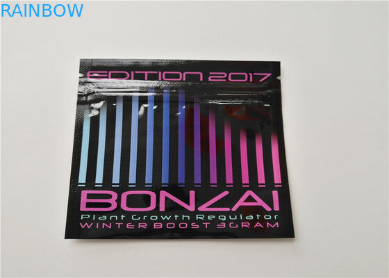 Buttom Zamknięcie Ziołowe kadzidełka Opakowanie Wklęsłodruk z zapięciem na zamek błyskawiczny