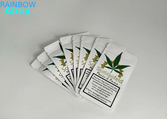 Drukowanie złoto matowe torby z folii aluminiowej Barierę boczną gazową z boku 10000 MOQ