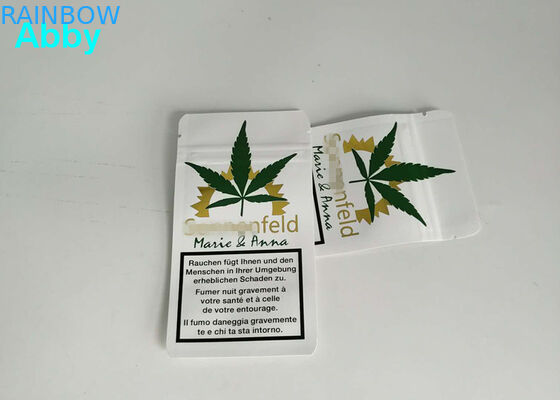 Drukowanie złoto matowe torby z folii aluminiowej Barierę boczną gazową z boku 10000 MOQ