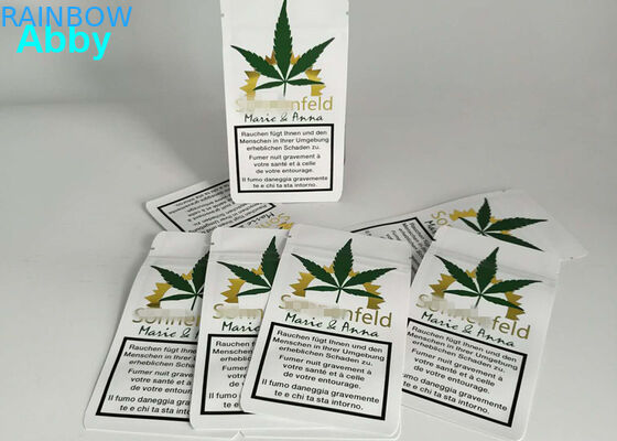 Drukowanie złoto matowe torby z folii aluminiowej Barierę boczną gazową z boku 10000 MOQ