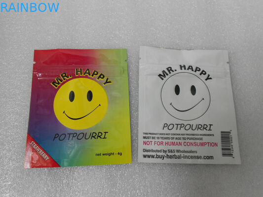 Plastikowe torby na zamek błyskawiczny z tworzywa sztucznego 8 kolorów dla CBD Produkt 46 * 33 * 30 cm