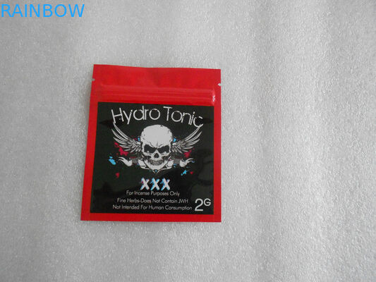 Opakowanie z ziołami o wysokiej barwie, torby plastikowe z tworzywa sztucznego na zamek błyskawiczny