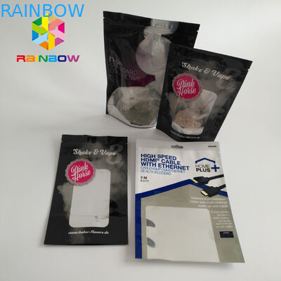 Przezroczyste worki na torebki do statywu na napoje / słodycze / kawę 10000 MOQ