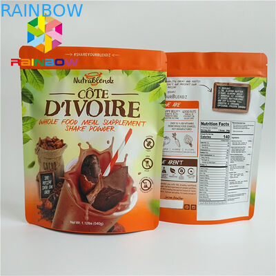 Błyszczące torby foliowe laminowane folią aluminiową 100mircon do pieczenia ciastek