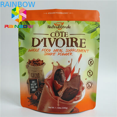 Błyszczące torby foliowe laminowane folią aluminiową 100mircon do pieczenia ciastek