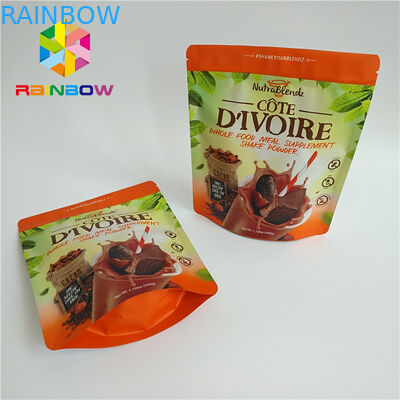 Opakowania z plastikowych torebek z żywnością, torby Matt Stand Up Pouch for Snack