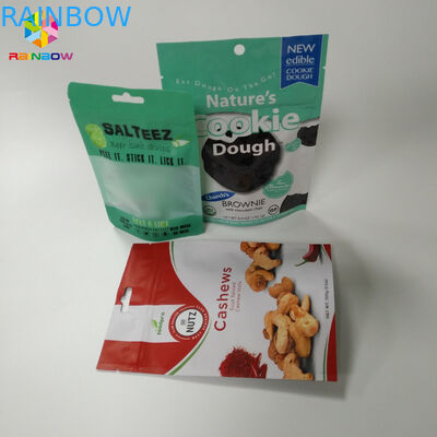 Kolorowe torby typu stand up pouch Matt Surface z górnym Ziplock Tear Notches