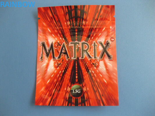 Wnęka drukująca Trzy boczne worki z uszczelkami Mylar Folia z górnym uchwytem Ipper