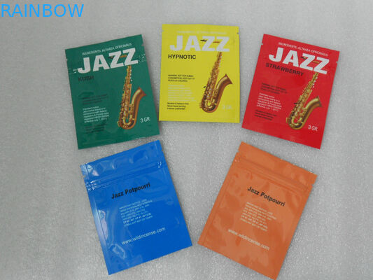 Saszetka na torebki z tworzywa sztucznego z materiałem spożywczym w kolorze CMYK