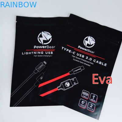 Wiszące plastikowe worki z otworami do pakowania ładowarek ściennych USB