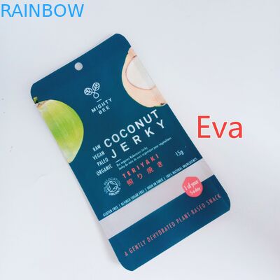 Mylar Zipper Custom Printed Snack Bags Czysty plastik do orzecha kokosowego / suszonych owoców