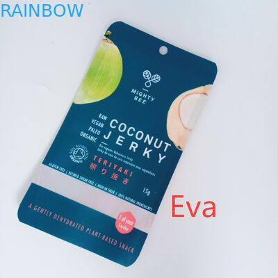 Mylar Zipper Custom Printed Snack Bags Czysty plastik do orzecha kokosowego / suszonych owoców