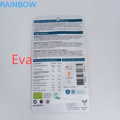 Mylar Zipper Custom Printed Snack Bags Czysty plastik do orzecha kokosowego / suszonych owoców