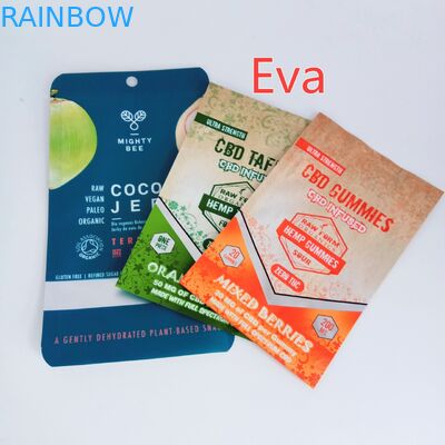 Mylar Zipper Custom Printed Snack Bags Czysty plastik do orzecha kokosowego / suszonych owoców