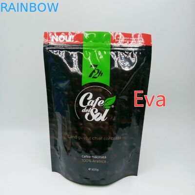 Torebki ze srebrnego plastiku do stawiania w torebkach 500g nietoksyczne do pakowania kawy w proszku