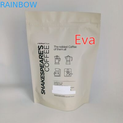 Torebki ze srebrnego plastiku do stawiania w torebkach 500g nietoksyczne do pakowania kawy w proszku