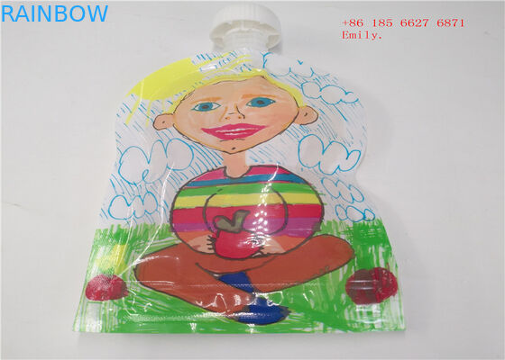 Wielokrotnego użytku Etui na woreczki do wycierania Opakowanie z tworzywa sztucznego wyciska Food Grade na sok owocowy