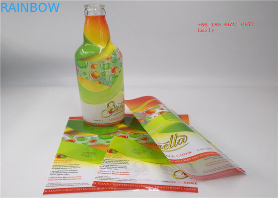 Adhesive Waterproof 3D Shrink Sleeve Labels