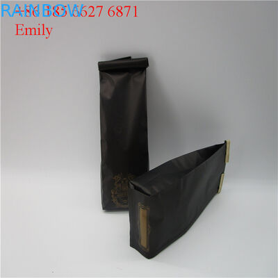 Opakowanie foliowej torebki na suwak 250g 500g z odgazowującymi zaworami jednokierunkowymi