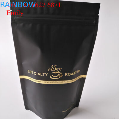 Opakowanie foliowej torebki na suwak 250g 500g z odgazowującymi zaworami jednokierunkowymi