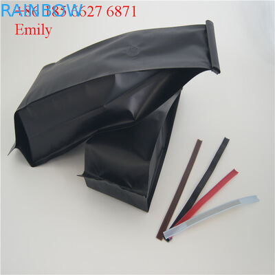 Materiał PET Torby z folii aluminiowej Błyszczący efekt kolorystyczny z Tin Tie 10000szt