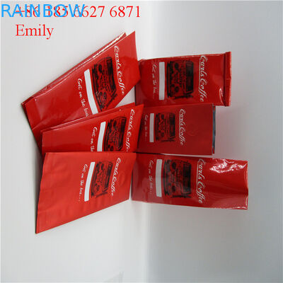 Materiał PET Torby z folii aluminiowej Błyszczący efekt kolorystyczny z Tin Tie 10000szt