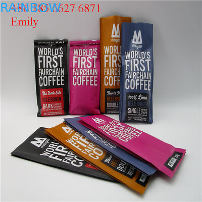 Materiał PET Torby z folii aluminiowej Błyszczący efekt kolorystyczny z Tin Tie 10000szt