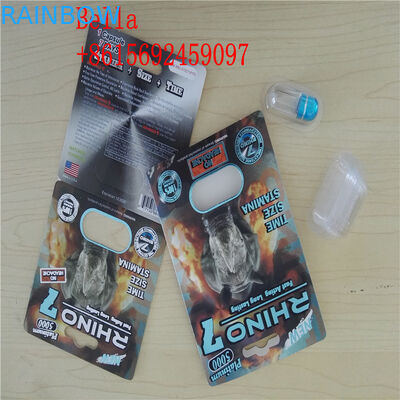 Niestandardowe opakowanie 3D na blistry Plastikowe tworzywo na seks kapsułkę / pigułki