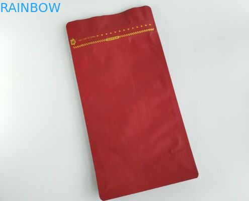 Hang Hole Ziplock Stand Up Walizki Good Barrier Against Moisture For Coffee Tea