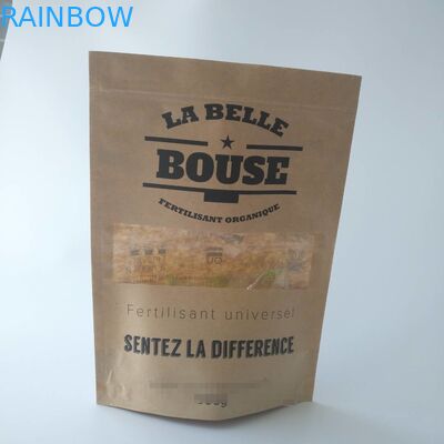 Indywidualne małe opakowania na przekąski Państwowy brązowy papier kraft do popcornu