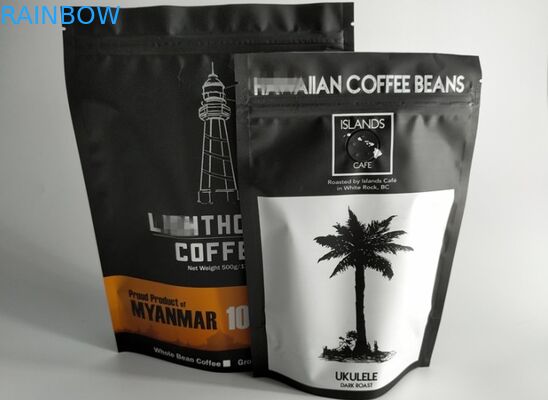 Laminowane niestandardowe plastikowe woreczki Opakowanie Zipper Top Sealing With Valve