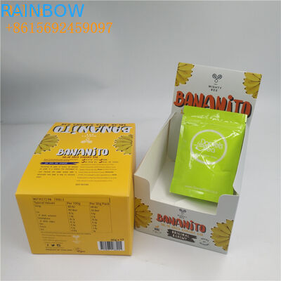 Płyty faliste, pudełka z drukowanego papieru na zamówienie, do wyświetlania na półce