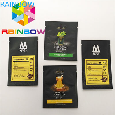 60g Food Grade Coffee Packaging Bags Custom Printing SGS Certified With Window