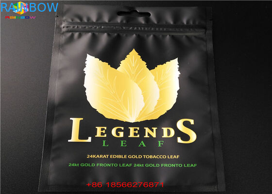 Torebki z folii aluminiowej Opakowania z tworzywa sztucznego Trzy strony zapieczętowane topem Ziplock