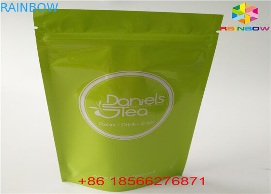 Torebki z folii aluminiowej Opakowania z tworzywa sztucznego Trzy strony zapieczętowane topem Ziplock