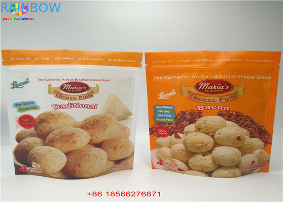 Ziplock Tear Notches Odporne na wilgoć Stand Up Pouch Day Pack Torby aluminiowe do przekąsek