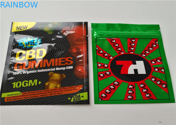 SGS Herbal Incense Packaging Folia hologramowa Vape Cartridge Mini Mylar Ziplock Bags