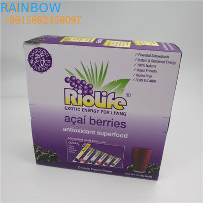 Niestandardowe drukowanie Opakowanie kartonowe Pudełko kartonowe do przechowywania batonów