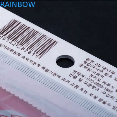 Opp / Cpp Printing Dostosowane opakowanie promocyjne Wyczyść plastikowa torba kosmetyczna