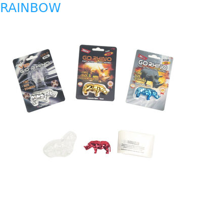 Najnowszy Mamba Black Horse Super Panther 3D karta do pakowania męskich tabletek wzmacniających Rhino 600K 700K Platinum Sex Pill Pack