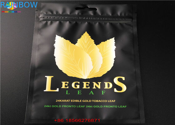 Matte Finished Hologram Folia Zip Lock Torby Face Mask Kosmetyczka Płaska saszetka