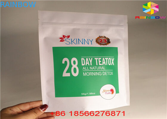 Torebka na herbatę Matcha Tea Stand Up Materiał laminowany Papier aluminiowy Recycle Kraft Paper