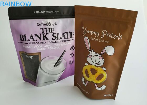 Niestandardowe opakowanie Stand Up Pyszne opakowanie do ciastek Plastikowa torba do drukowania wklęsłodruku