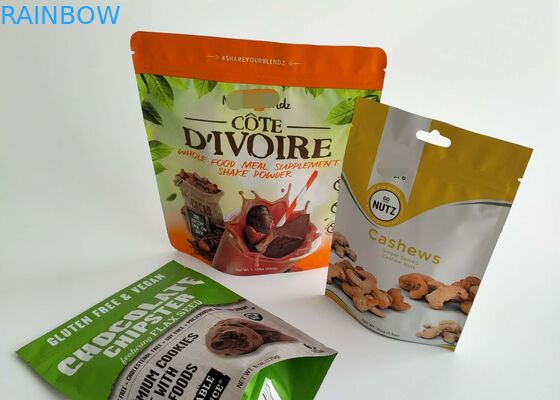 Opakowania z tworzywa sztucznego w opakowaniach z suszonych pokarmów Foliowa torebka z folii mylarowej do przechowywania długoterminowego