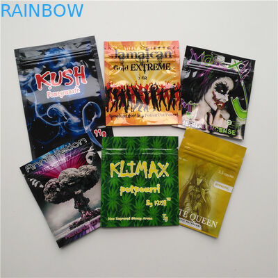 Kadzidełka ziołowe Małe plastikowe woreczki jadalne Gummies Bears Frogies Candies Bag