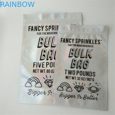 Fartuch woreczków z folii holograficznej Ziplock Clear Front For Sock / Underwear