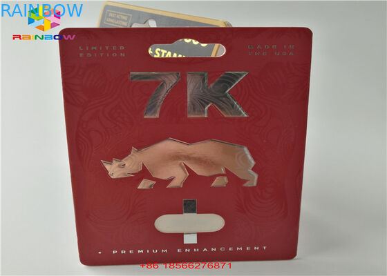 Opakowanie Blistrowe Opakowanie Pigułkowe Wyświetlacz 3D Pudełko Pudełko Papierowe z Podwójnym Otworem